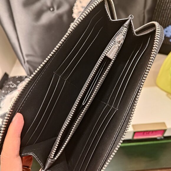 Kate Spade Women's Whiskers Saffiano Leather Zip Around Continental Wallet KI714 - Picture 4 of 7